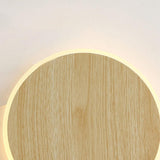 Modern Geometric Wood and Metal Wall Sconce Image - 9