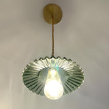 Modern Glass Chic Gold Geometric Pendant Light Image - 11