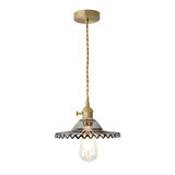 Modern Glass Chic Gold Geometric Pendant Light Image - 5