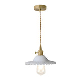 Modern Glass Chic Gold Geometric Pendant Light Image - 9