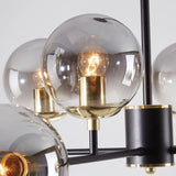 8-Light Modern Sputnik Glass Globe Chandelier Image - 14