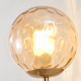 Modern Glass Globe Gold Metal Vanity Sconce Light Image - 22