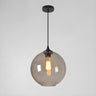 Modern Glass Globe Pendant Light Adjustable Height Image - 13