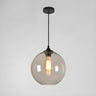 Modern Glass Globe Pendant Light Adjustable Height Image - 15