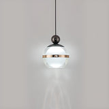 Modern GLobe Acrylic Led Pendant Light Adjustable Height Image - 11