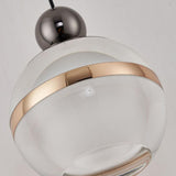 Modern GLobe Acrylic Led Pendant Light Adjustable Height Image - 13