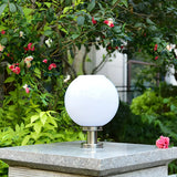 Modern Globe Glass Outdoor Table Lamp Warm White Image - 15