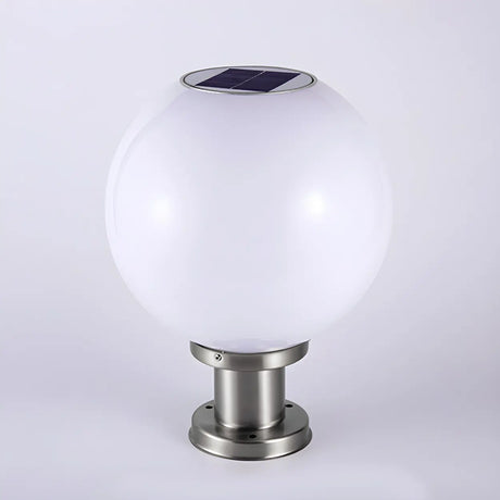 Modern Globe Glass Outdoor Table Lamp Warm White Image - 2