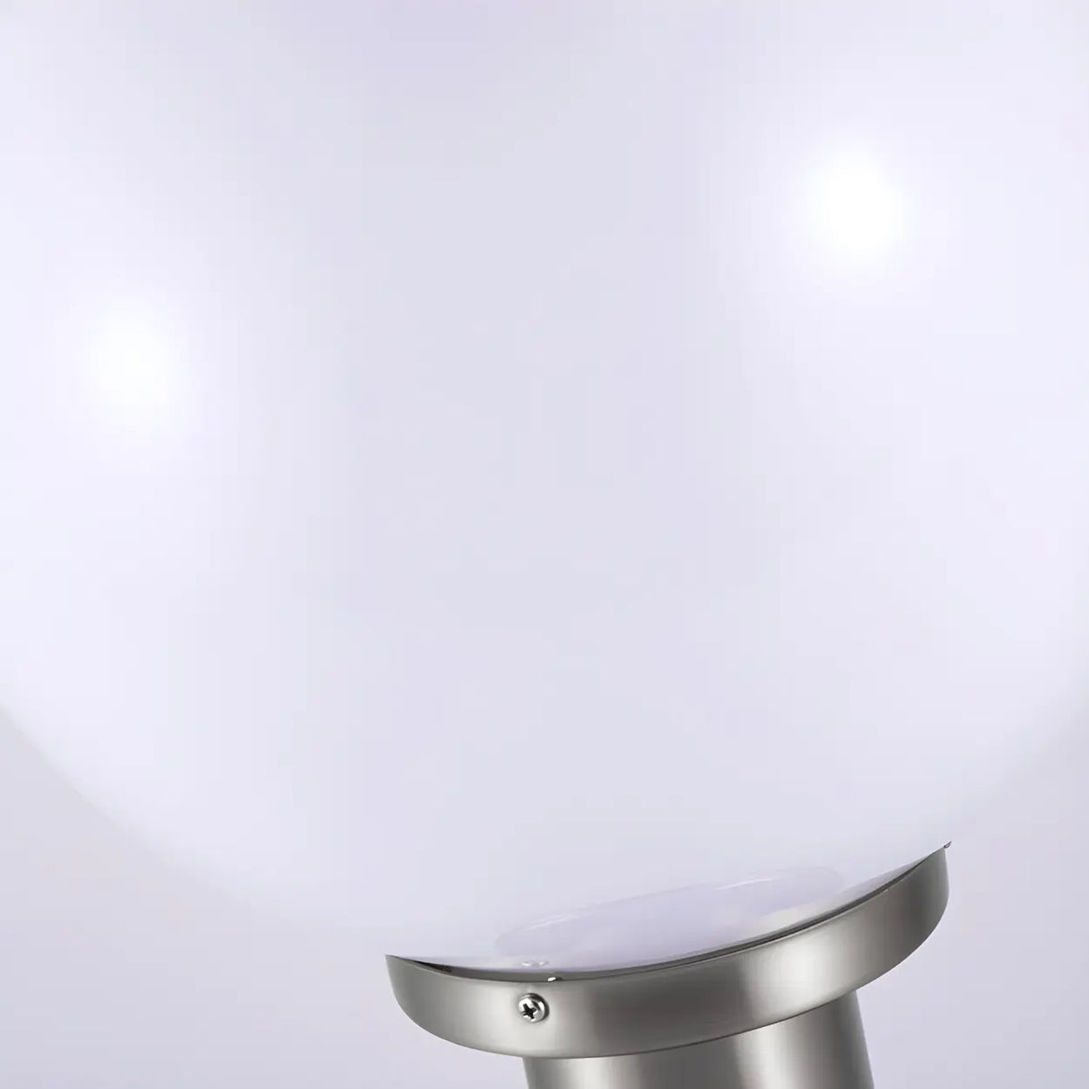 Modern Globe Glass Outdoor Table Lamp Warm White Image - 8