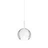 Modern Globe Glass Pendant Light Adjustable Height Image - 2