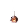 Modern Globe Glass Pendant Light Adjustable Height Image - 9