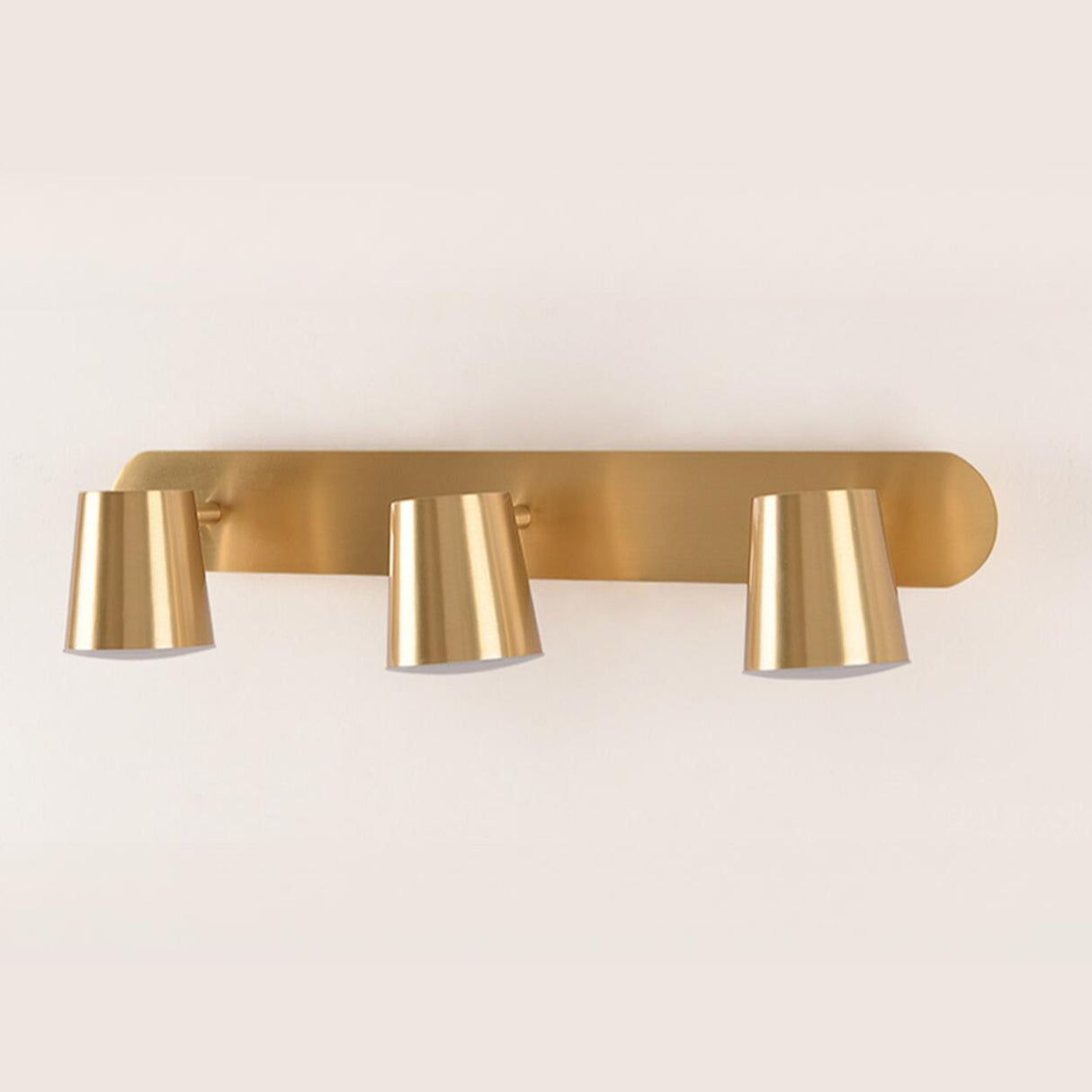 Modern Gold 3-Light Bathroom Vanity Wall Fixture Image - 10