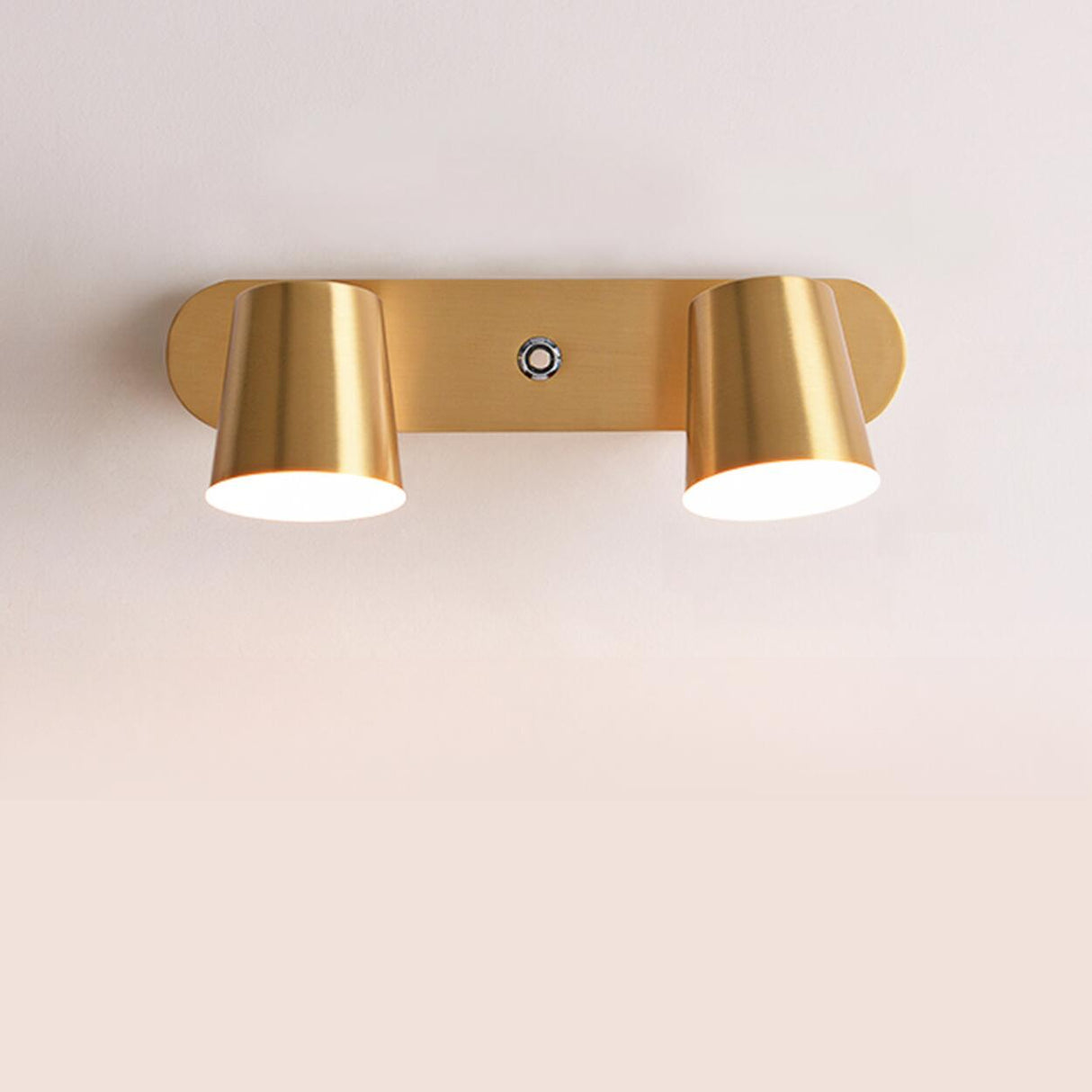 Modern Gold 3-Light Bathroom Vanity Wall Fixture Image - 3