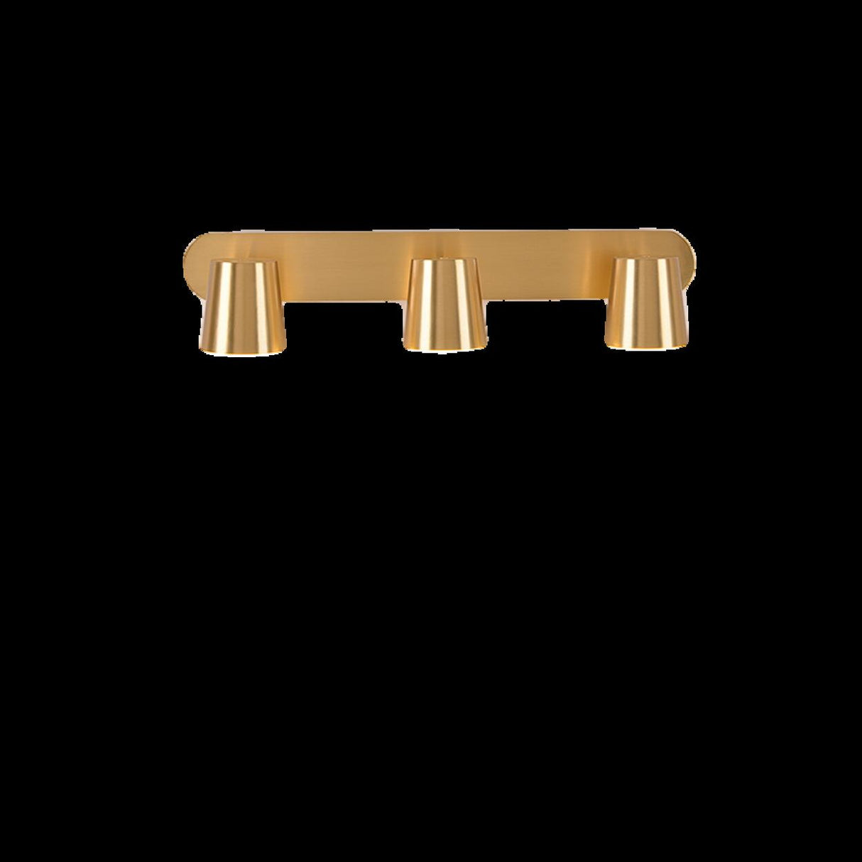 Modern Gold 3-Light Bathroom Vanity Wall Fixture Image - 8