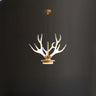 Modern Gold Antler Clear Acrylic Pendant Chandelier Image - 10