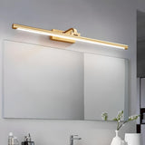 Modern Gold Bathroom Vanity Mirror Light Fixture Image - 1