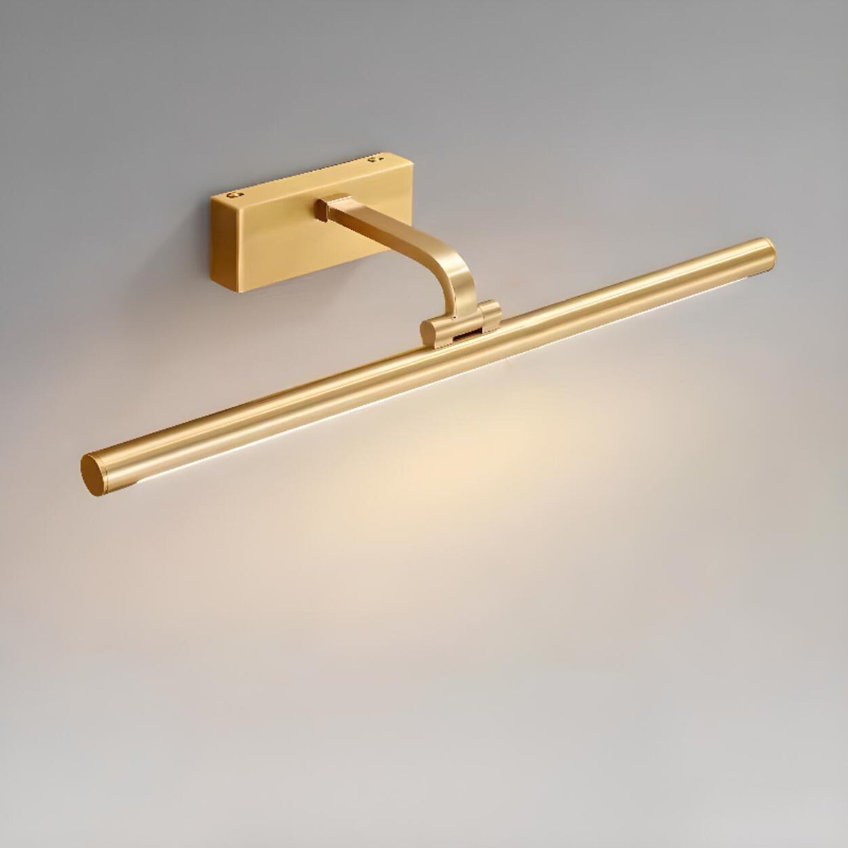 Modern Gold Bathroom Vanity Mirror Light Fixture Image - 7