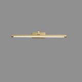 Modern Gold Bathroom Vanity Mirror Light Fixture Image - 8