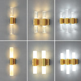 Modern Gold Bubble Glass Tubes Wall Sconce Light Image - 15