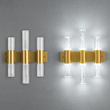 Modern Gold Bubble Glass Tubes Wall Sconce Light Image - 17