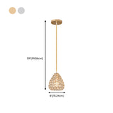 Modern Gold Crystal Triple Light Cone Pendant Light Image - 17