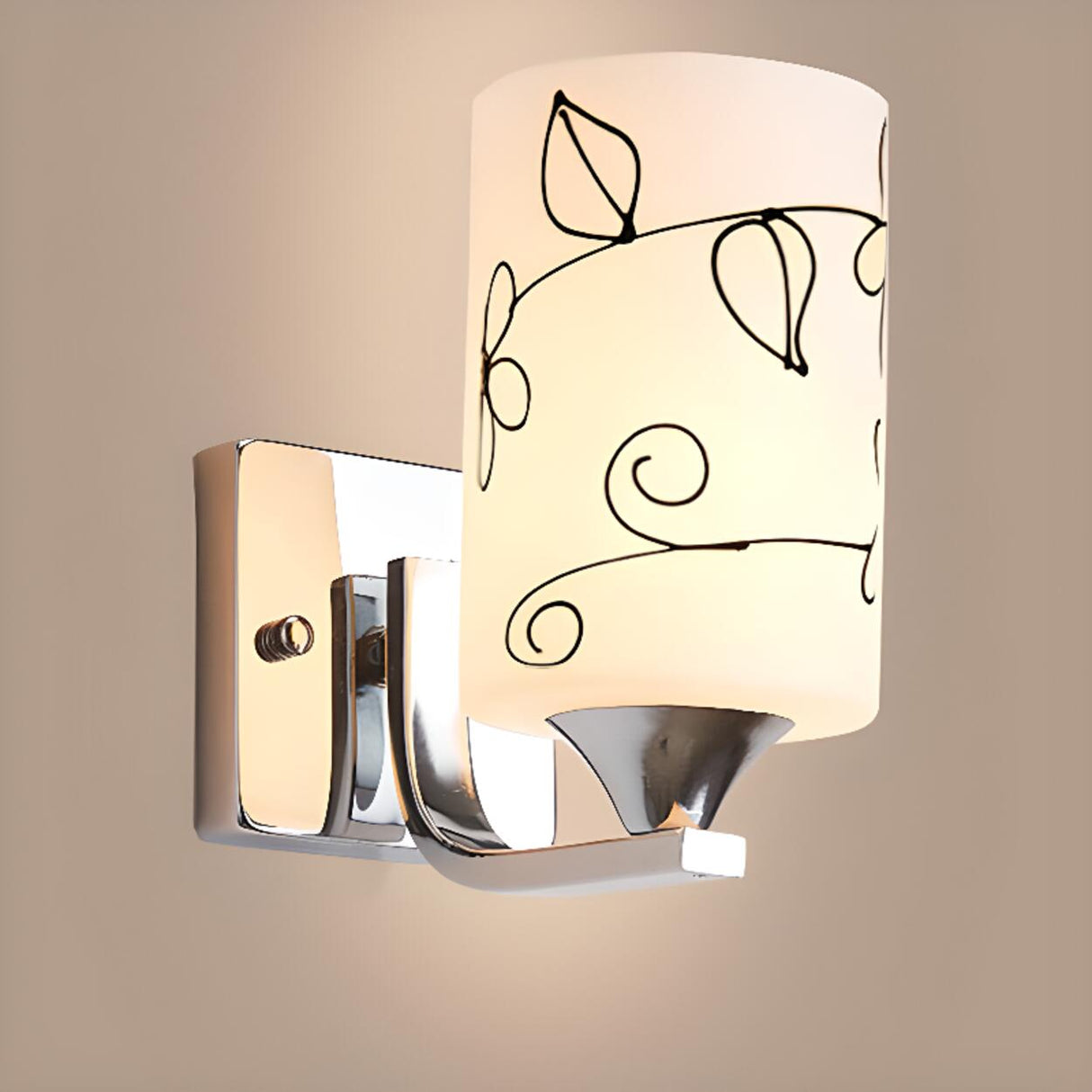 Modern Gold Cylindrical Vanity Light Fixture Image - 11