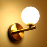 Modern Gold Double Globe Vanity Wall Sconce Light Image - 10