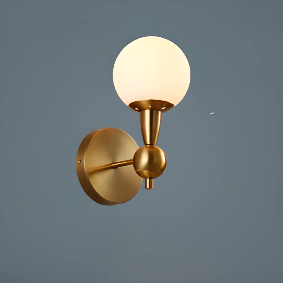 Modern Gold Double Globe Vanity Wall Sconce Light Image - 13