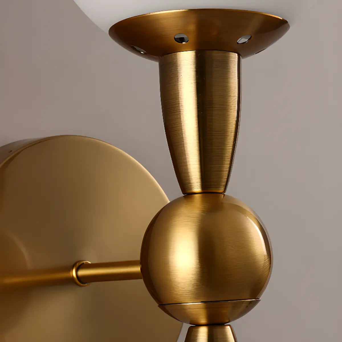 Modern Gold Double Globe Vanity Wall Sconce Light Image - 25