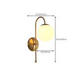 Modern Gold Double Globe Vanity Wall Sconce Light Image - 31