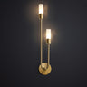 Modern Gold Dual Cylindrical LED Wall Sconce Light Image - 2