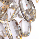 Modern Gold Finish Crystal Branch Chandelier  Image - 8