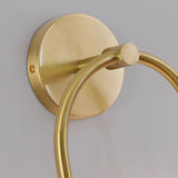 Modern Gold Frosted Glass Globe Metal Wall Sconce Image - 10