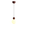 Modern Gold Frosted Glass Globe Pendant Light Image - 13