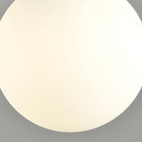 Modern Gold Frosted Glass Globe Pendant Light Image - 17