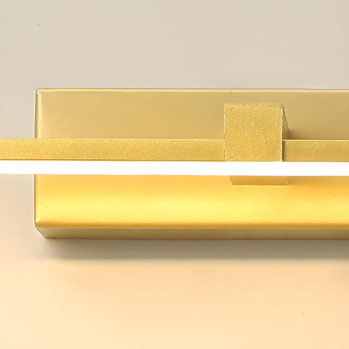 Modern Gold LED Linear Vanity Light Fixture Image - 15