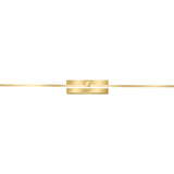 Modern Gold LED Linear Vanity Light Fixture Image - 5