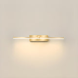 Modern Gold LED Linear Vanity Light Fixture Image - 6