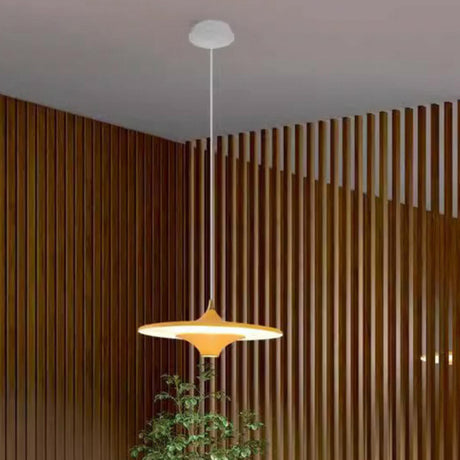 Modern Gold LED UFO Metal Dining Room Pendant Light Image - 1