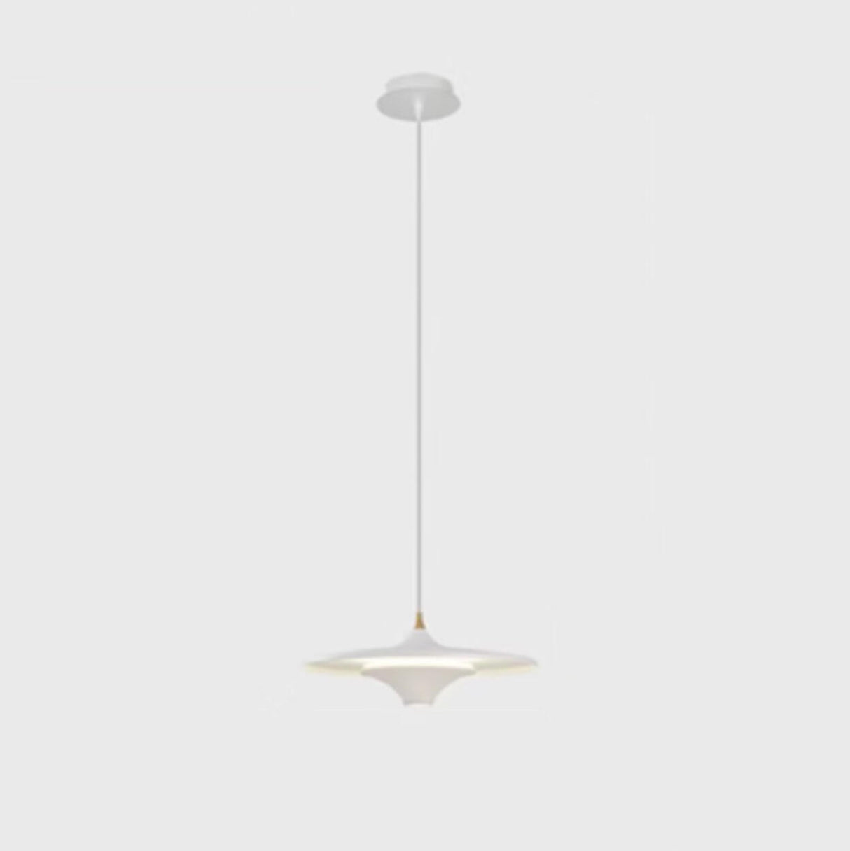 Modern Gold LED UFO Metal Dining Room Pendant Light Image - 5