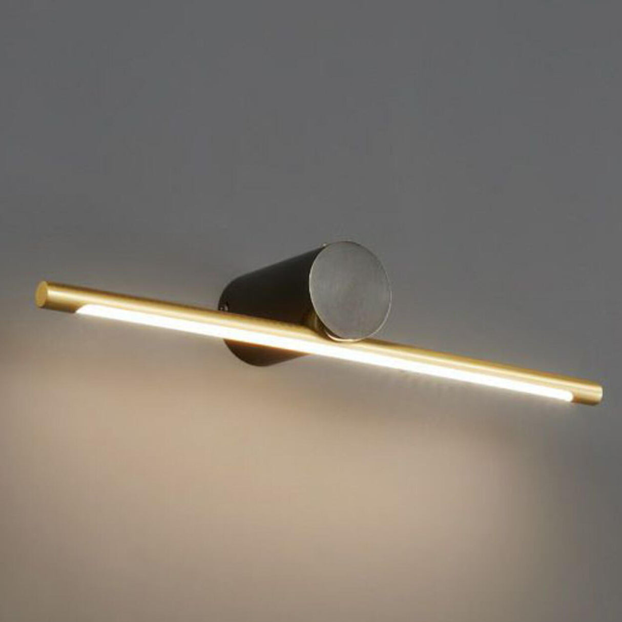 Modern Gold Linear LED Bathroom Vanity Wall Light Image - 10