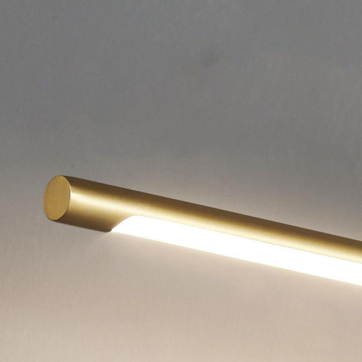 Modern Gold Linear LED Bathroom Vanity Wall Light Image - 12