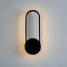 Modern Gold Minimalist Circular Wall Sconce Image - 3