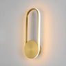 Modern Gold Minimalist Circular Wall Sconce Image - 6