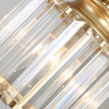 Modern Gold Rectangular Crystal Island Chandelier Light Image - 14