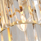 Modern Gold Rectangular Crystal Island Chandelier Light Image - 15