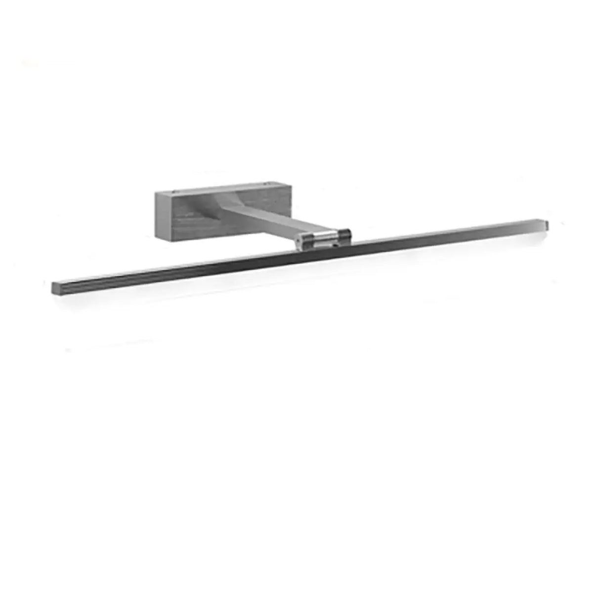 Modern Gold Rectangular Wall-Mounted Vanity Light Image - 11