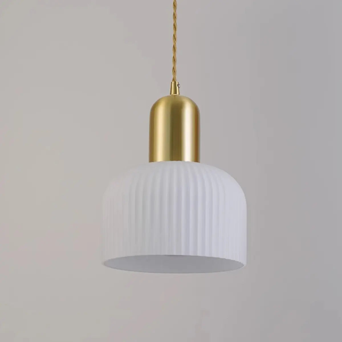 3-Light Modern Round Ribbed Glass Island Pendant Light Image - 8