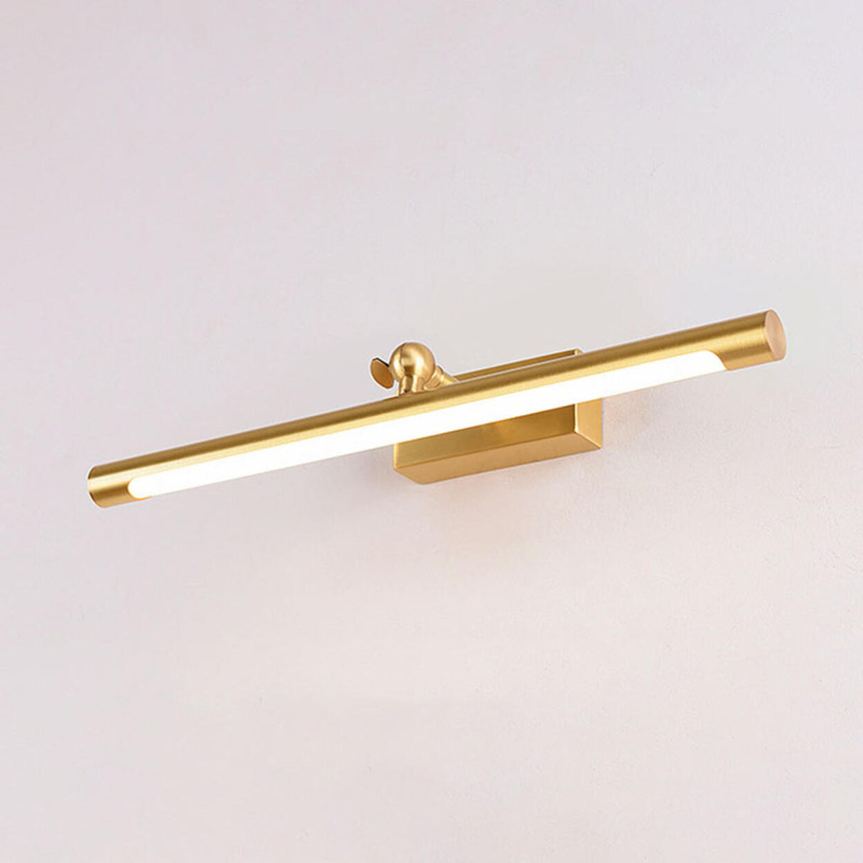 Modern Gold Tube LED Bathroom Vanity Wall Light Image - 10