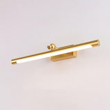 Modern Gold Tube LED Bathroom Vanity Wall Light Image - 10